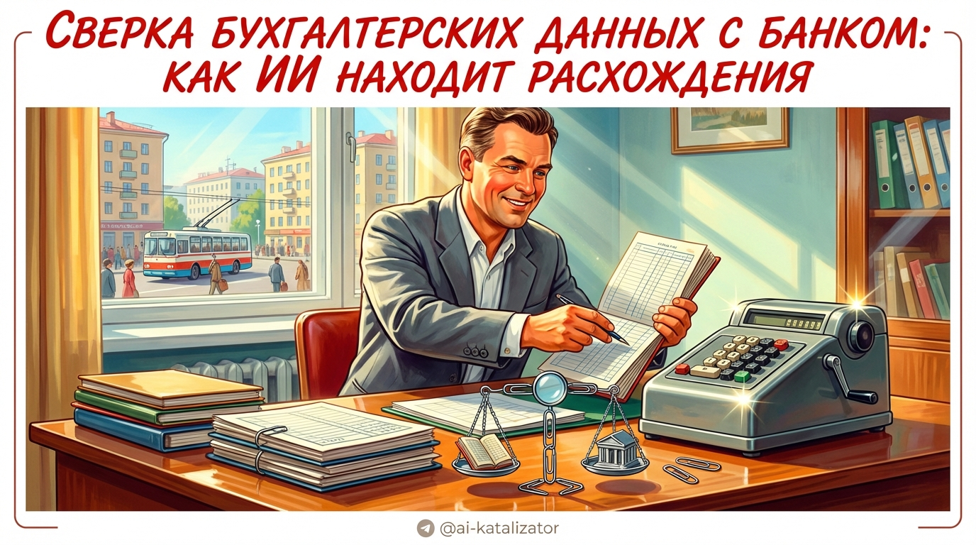 Искусственный интеллект анализирует банковские выписки и находит расхождения в учете